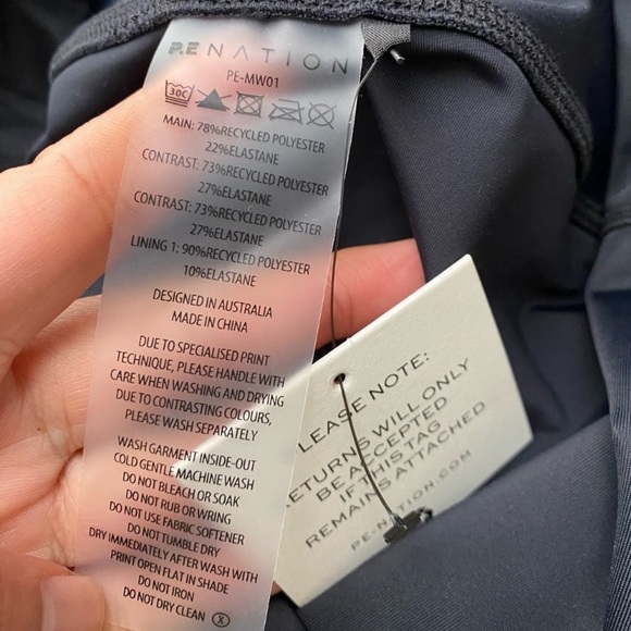 P.E. Nation x Revolve Zone Courtside High-rise Legging in Black NWT - Picture 7 of 9